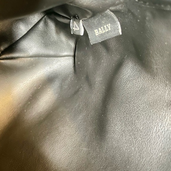 Bally Gray Woven Leather & Suede Vintage Intrecciato Double Strap Shoulder Bag - Picture 13 of 14